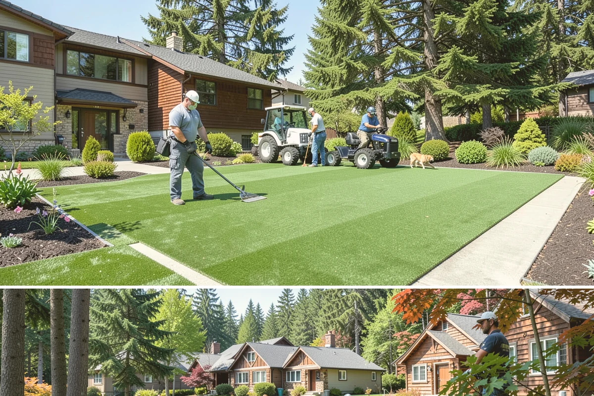 Segmental Block Retaining Wall in Edgewood, Pierce County, WA - Ideal in the drier spring-to-autumn window for compaction, but the mortarless system lets our teams install through much of the...