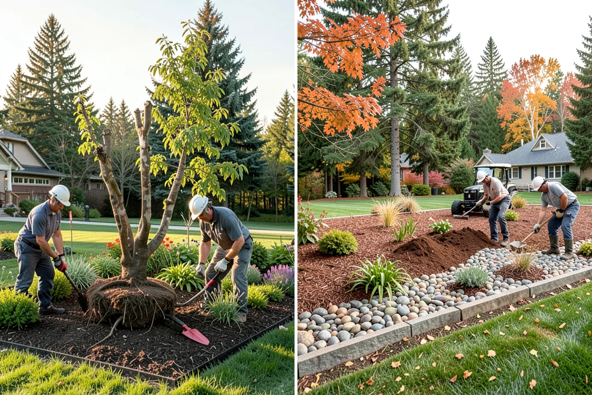 Segmental Block Retaining Wall in Kenmore, King County, WA - Excavate the slope and any geogrid embedment zone