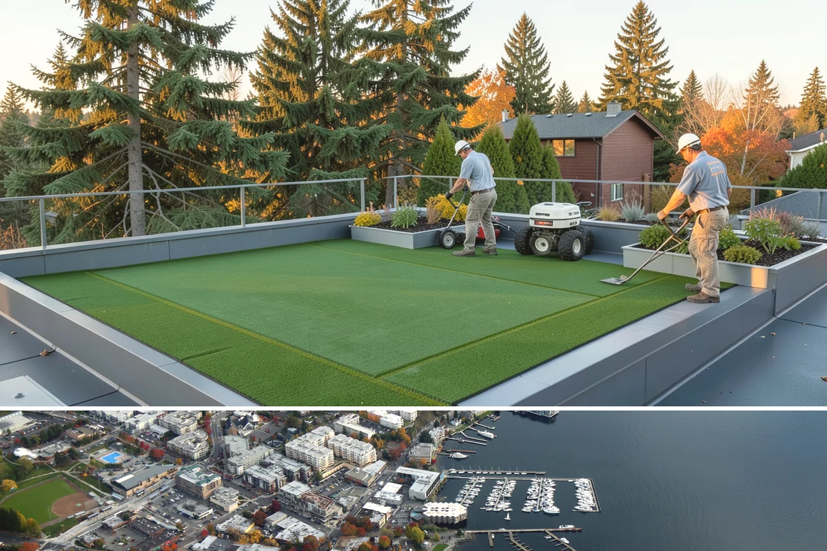 Segmental Block Retaining Wall in Kirkland, King County, WA - Ideal in the drier spring-to-autumn window for compaction, but the mortarless system lets our teams install through much of the...