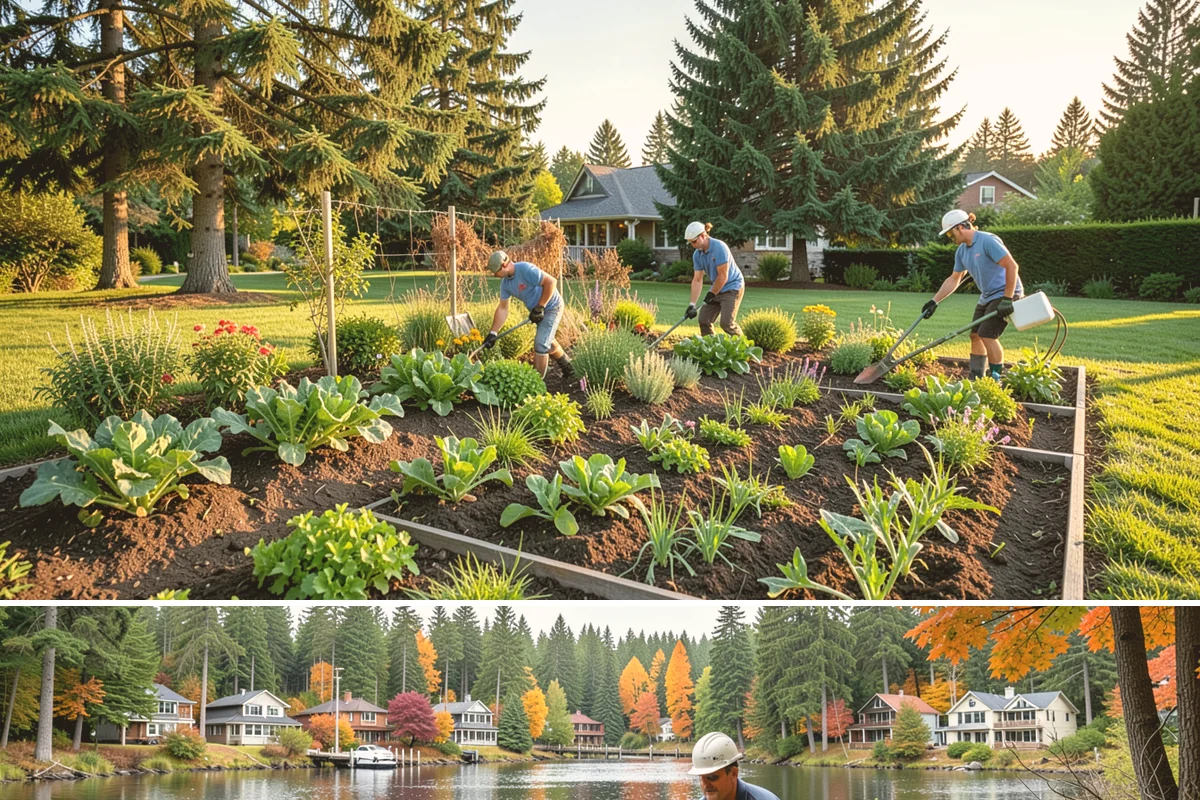 Segmental Block Retaining Wall in La Conner, Skagit County, WA - Ideal in the drier spring-to-autumn window for compaction, but the mortarless system lets our teams install through much of the...