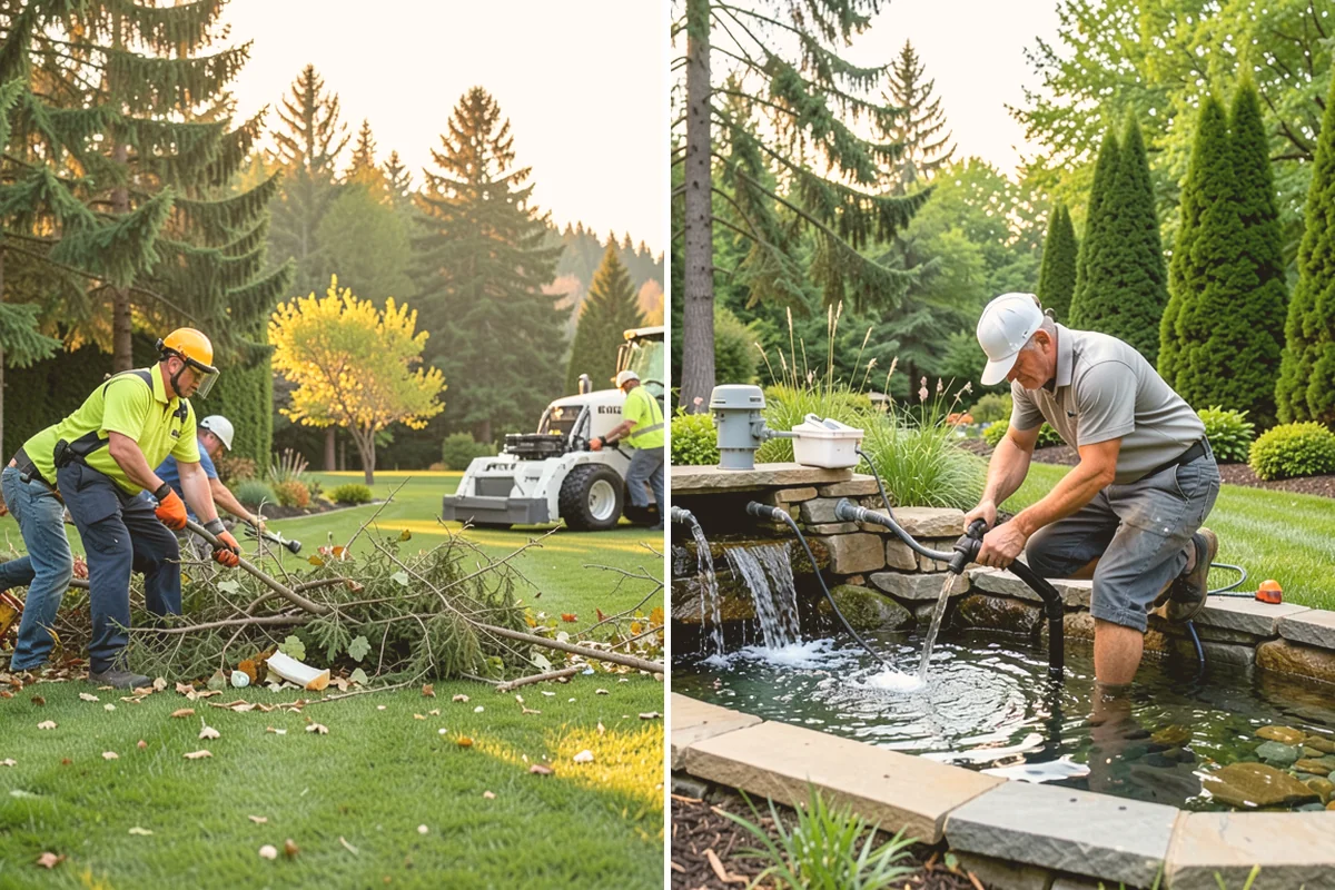 Segmental Block Retaining Wall in Milton, King County, WA - Excavate the slope and any geogrid embedment zone