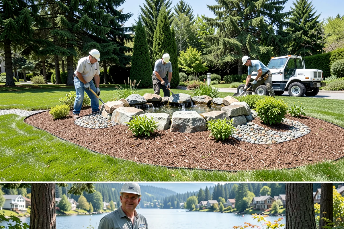 Segmental Block Retaining Wall in Milton, King County, WA - Ideal in the drier spring-to-autumn window for compaction, but the mortarless system lets our teams install through much of the...