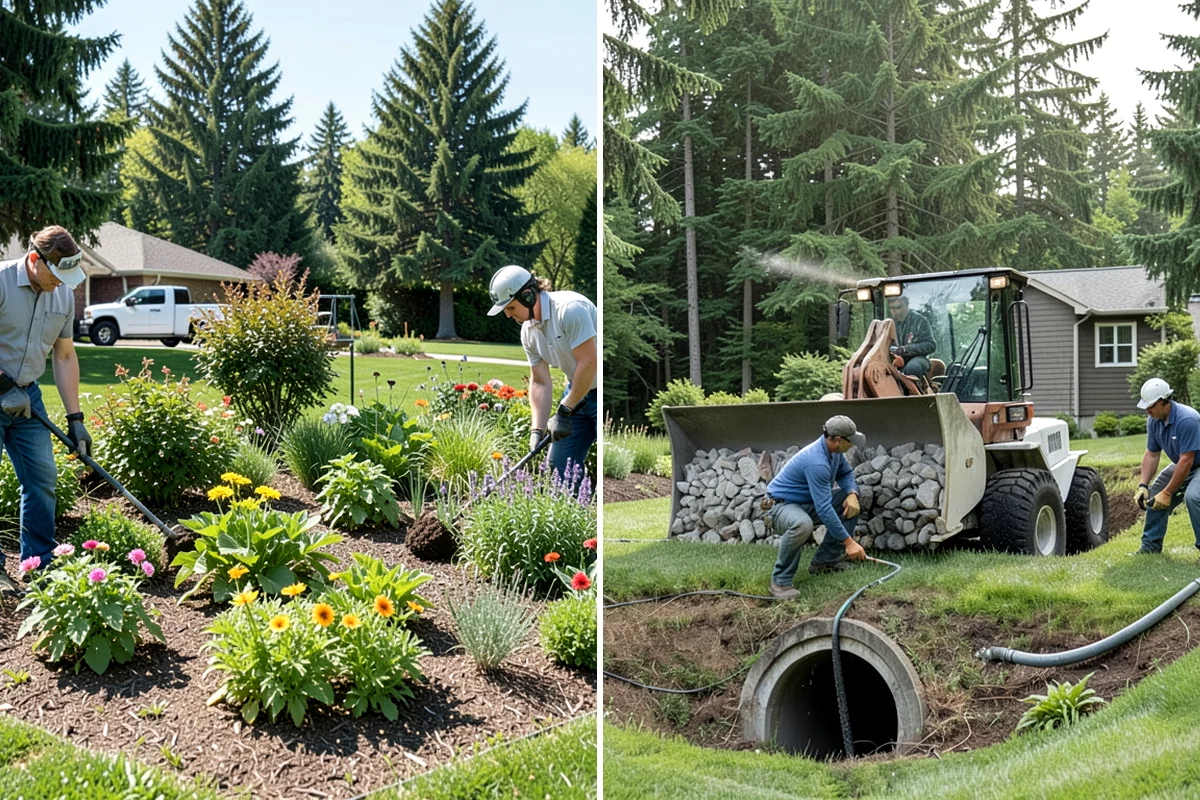 Segmental Block Retaining Wall in Normandy Park, King County, WA - Excavate the slope and any geogrid embedment zone