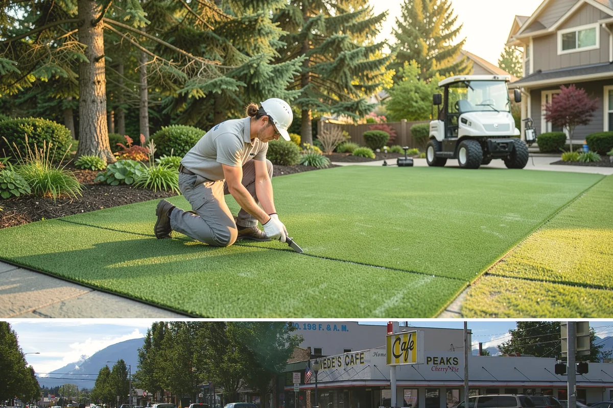 Segmental Block Retaining Wall in North Bend, King County, WA - Ideal in the drier spring-to-autumn window for compaction, but the mortarless system lets our teams install through much of the...