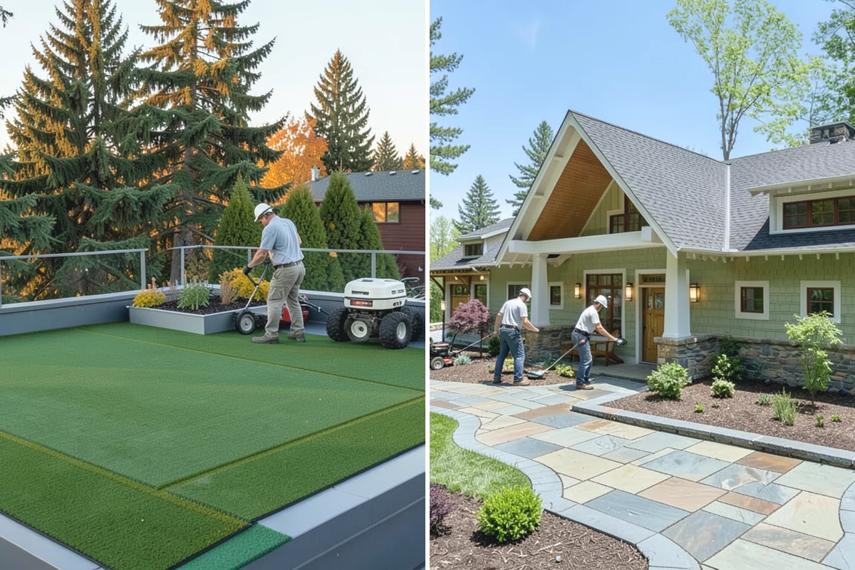 Segmental Block Retaining Wall in Renton, King County, WA - Excavate the slope and any geogrid embedment zone
