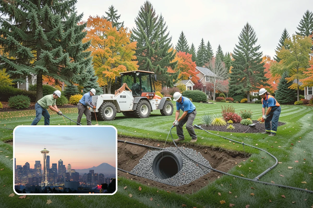 Segmental Block Retaining Wall in Seattle, King County, WA - Handles taller walls with geogrid reinforcement