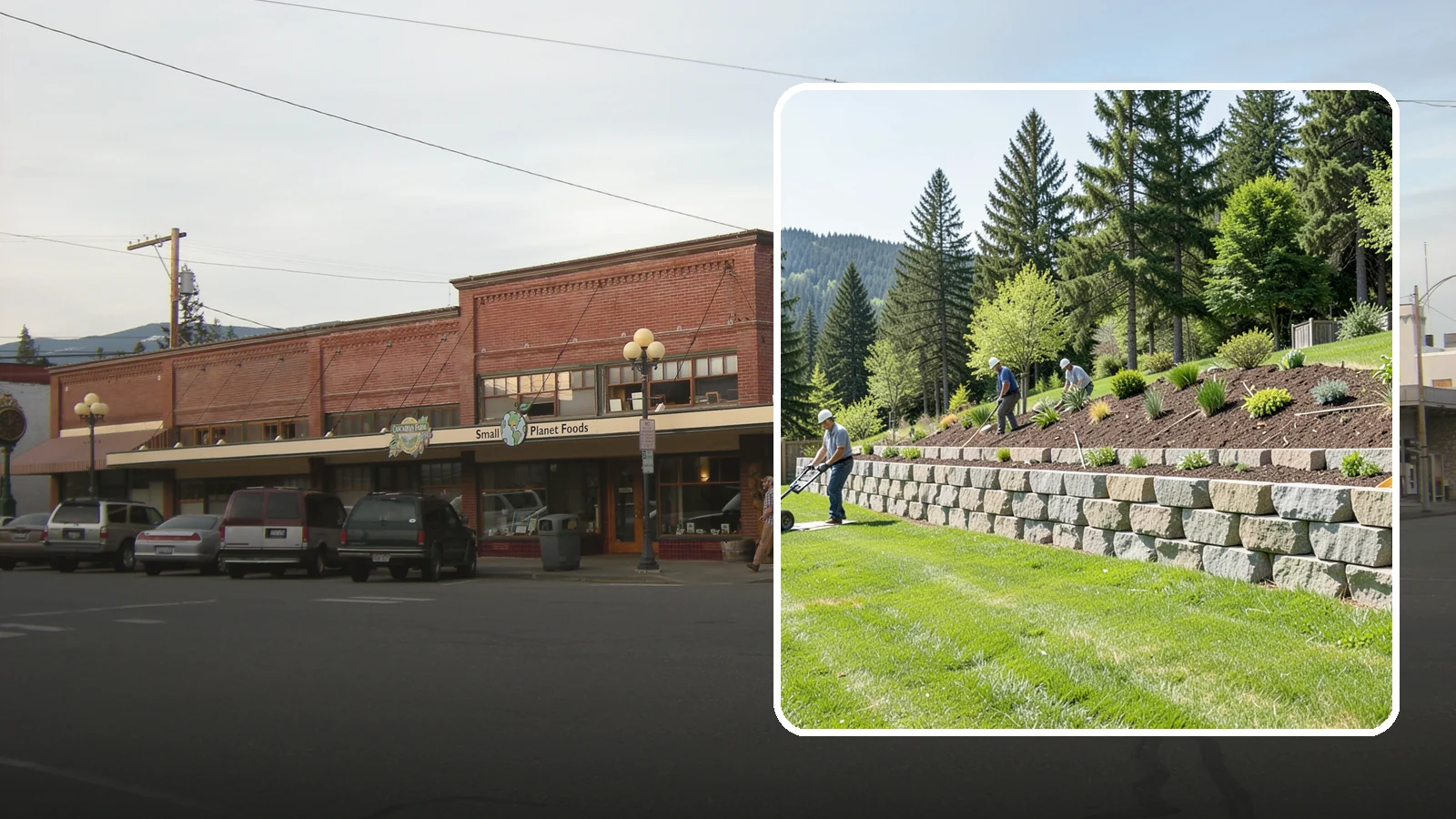 Segmental Block Retaining Wall in Sedro-Woolley, Skagit County, WA - An engineered mortarless wall of interlocking segmental units, ideal for taller PNW slopes that demand reinforcement and reliable...