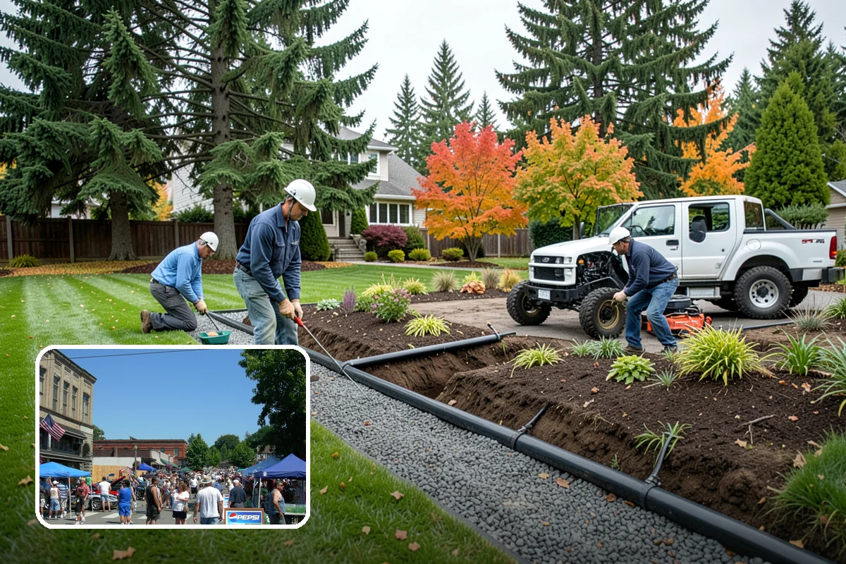 Segmental Block Retaining Wall in Snohomish, Snohomish County, WA - Handles taller walls with geogrid reinforcement