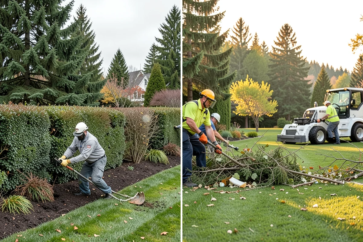 Segmental Block Retaining Wall in Snoqualmie, King County, WA - Excavate the slope and any geogrid embedment zone