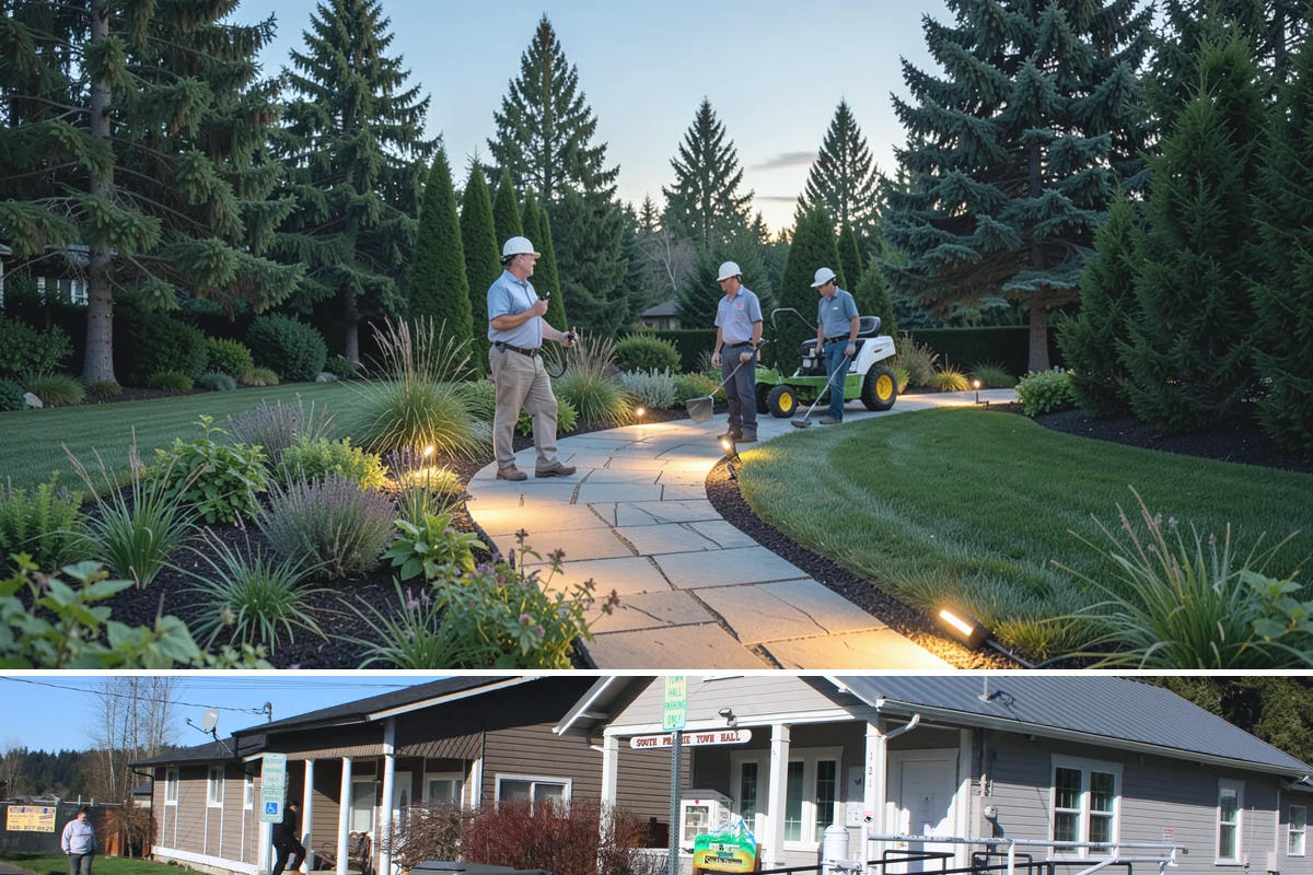 Segmental Block Retaining Wall in South Prairie, Pierce County, WA - Ideal in the drier spring-to-autumn window for compaction, but the mortarless system lets our teams install through much of the...