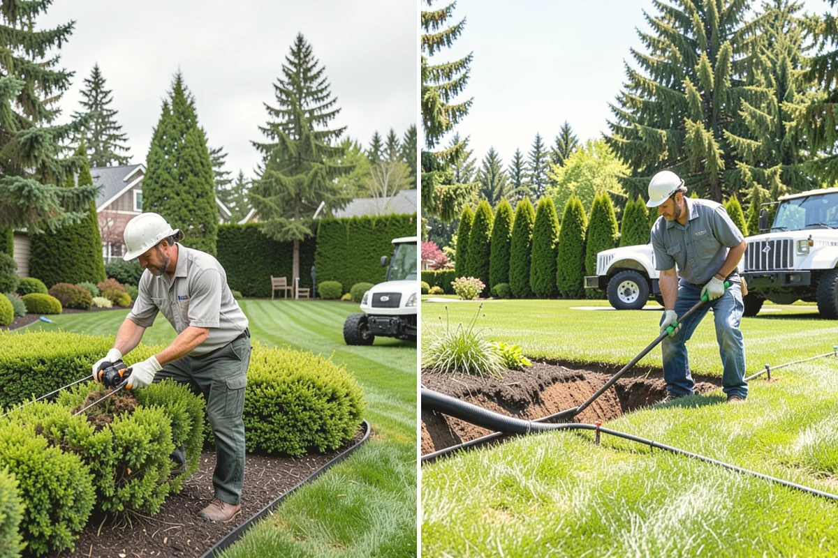 Segmental Block Retaining Wall in Tacoma, Pierce County, WA - Excavate the slope and any geogrid embedment zone