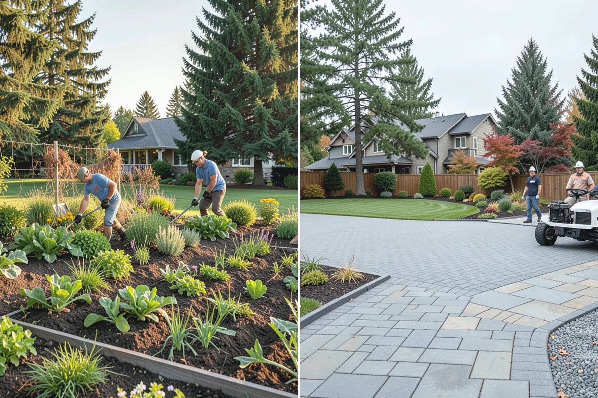 Segmental Block Retaining Wall in Wilkeson, Pierce County, WA - Excavate the slope and any geogrid embedment zone
