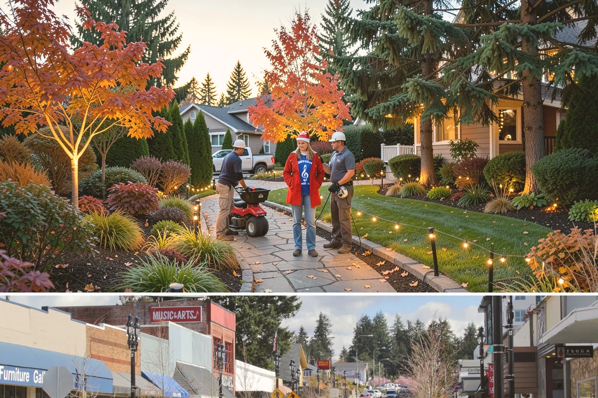 Shade Structure Installation in Bothell, King County, WA - Best installed spring through fall.