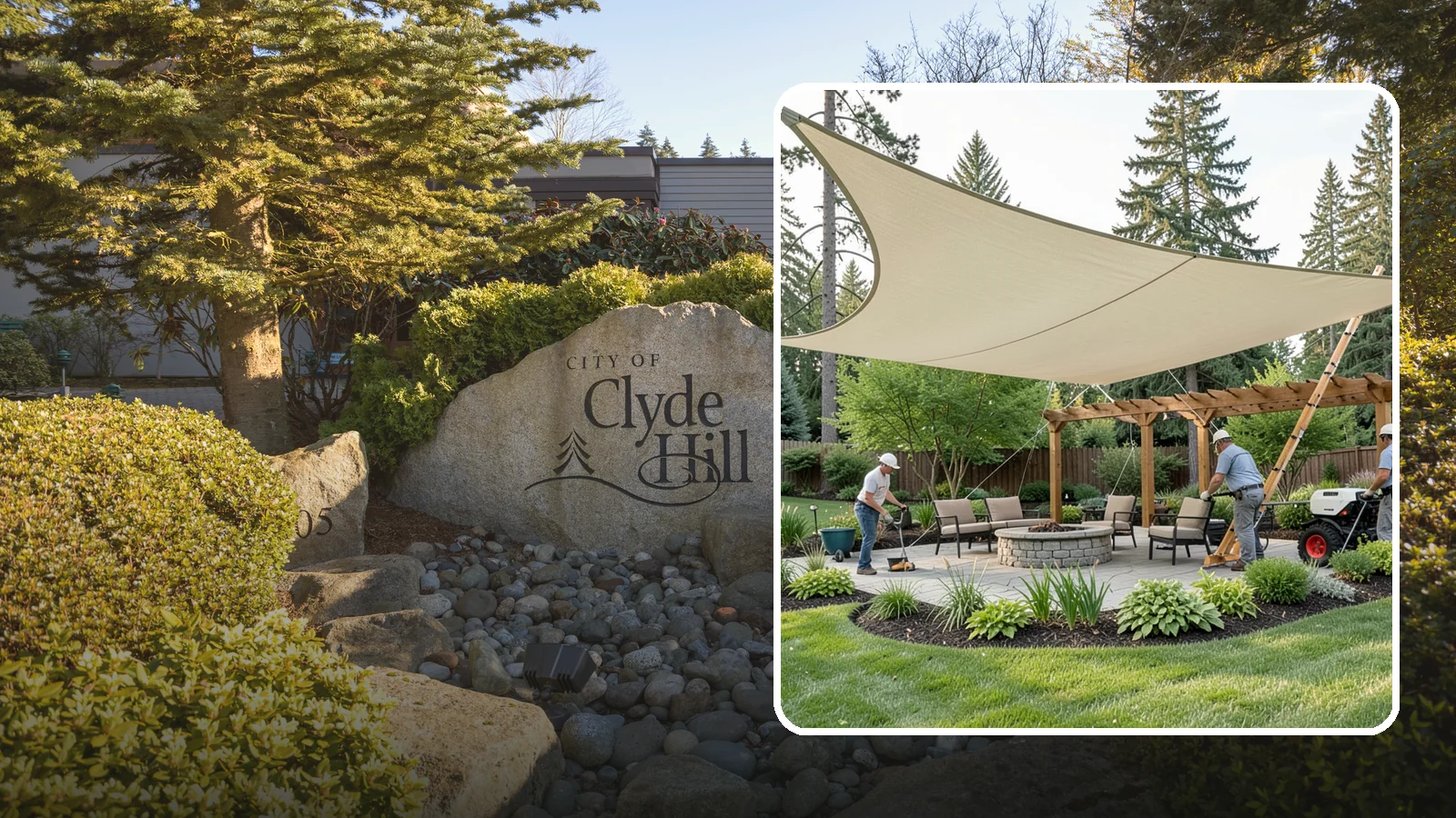 Shade Structure Installation in Clyde Hill, King County, WA - Shade sails, canopies, and structures that bring comfortable, stylish shade to any outdoor space.