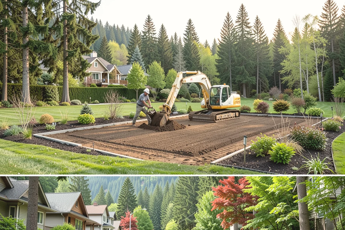 Shade Structure Installation in Darrington, Snohomish County, WA - Best installed spring through fall.
