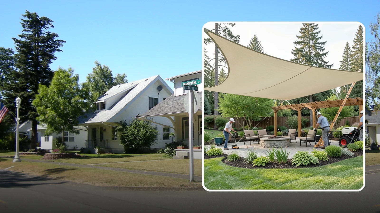 Shade Structure Installation in DuPont, Pierce County, WA - Shade sails, canopies, and structures that bring comfortable, stylish shade to any outdoor space.