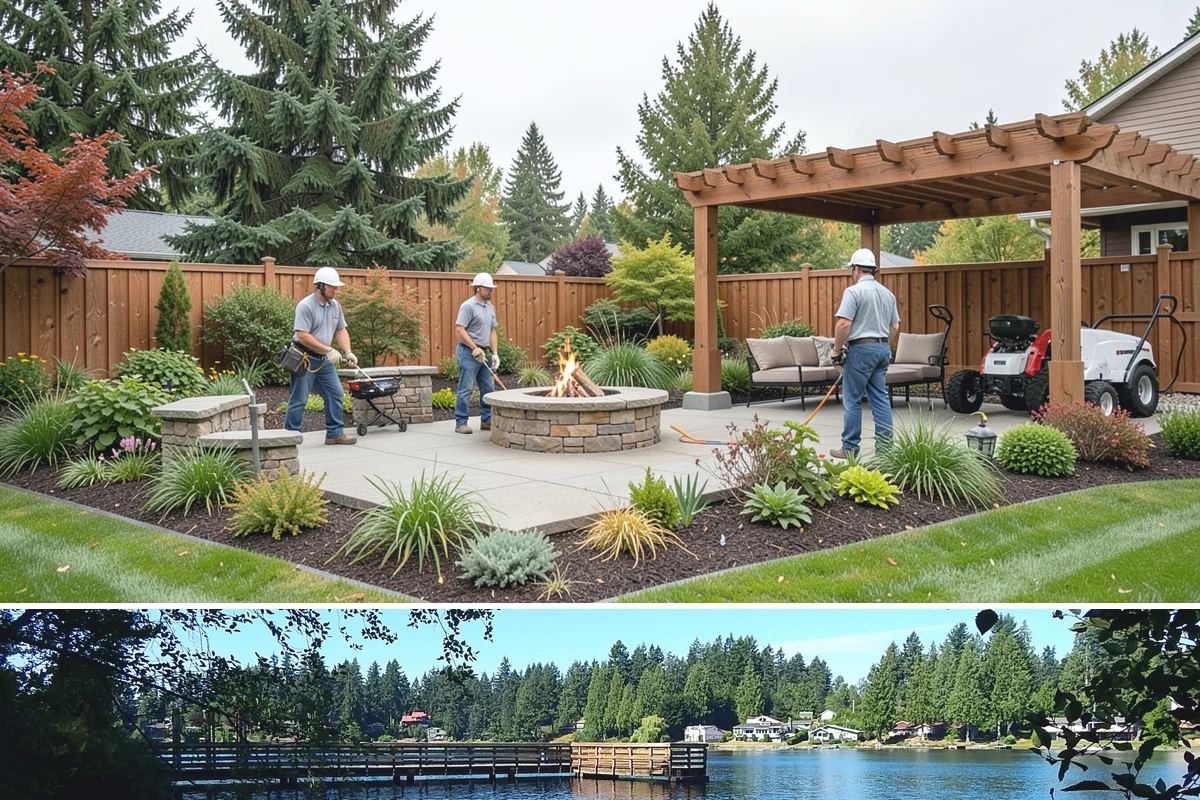 Shade Structure Installation in Federal Way, King County, WA - Best installed spring through fall.