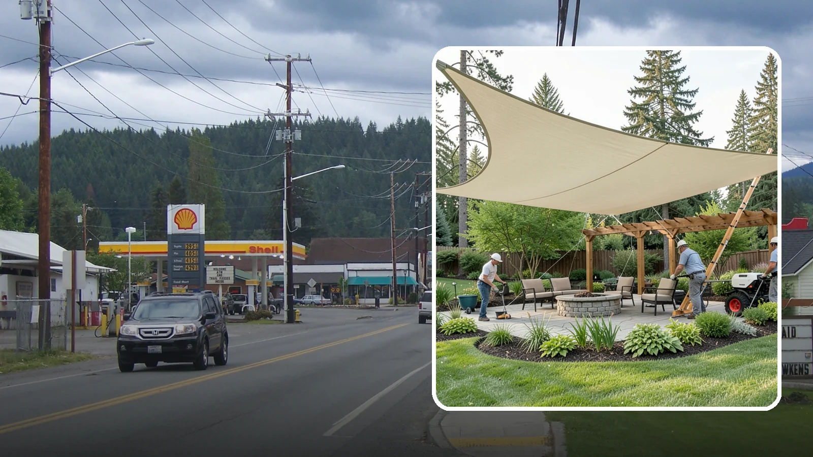 Shade Structure Installation in Granite Falls, Snohomish County, WA - Shade sails, canopies, and structures that bring comfortable, stylish shade to any outdoor space.