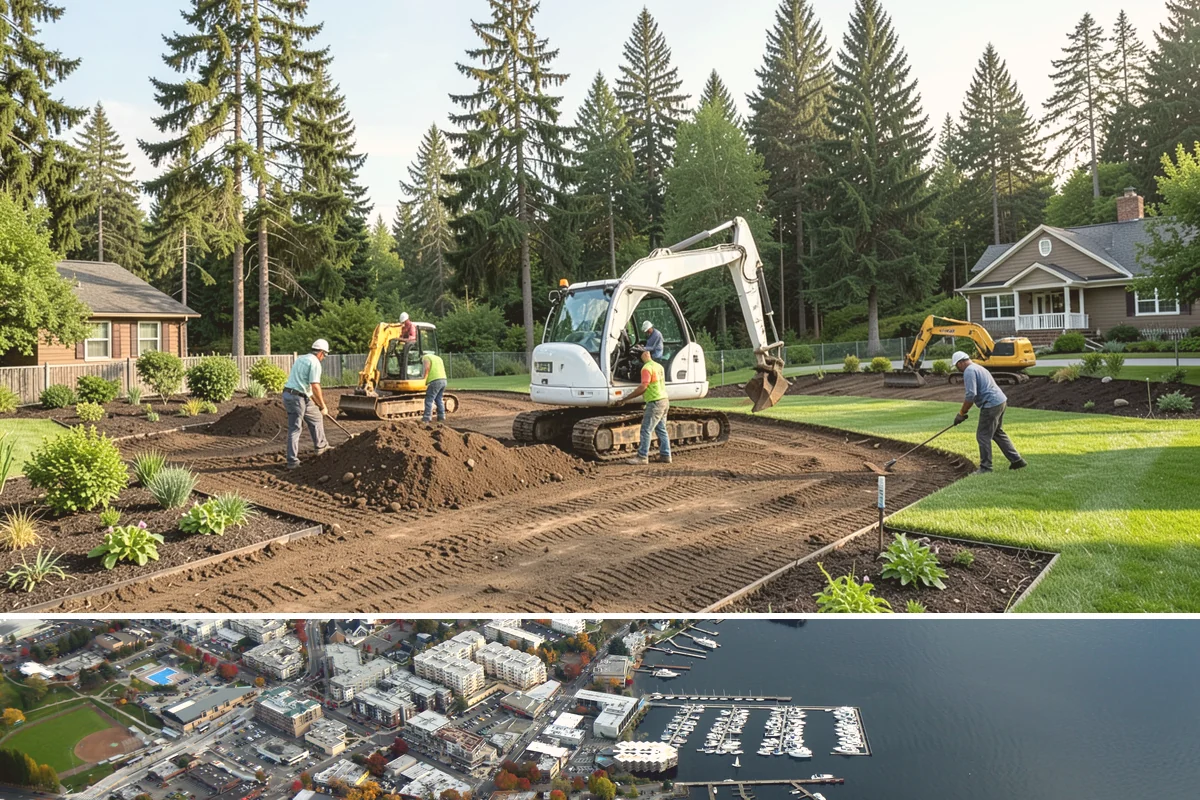 Shade Structure Installation in Kirkland, King County, WA - Best installed spring through fall.