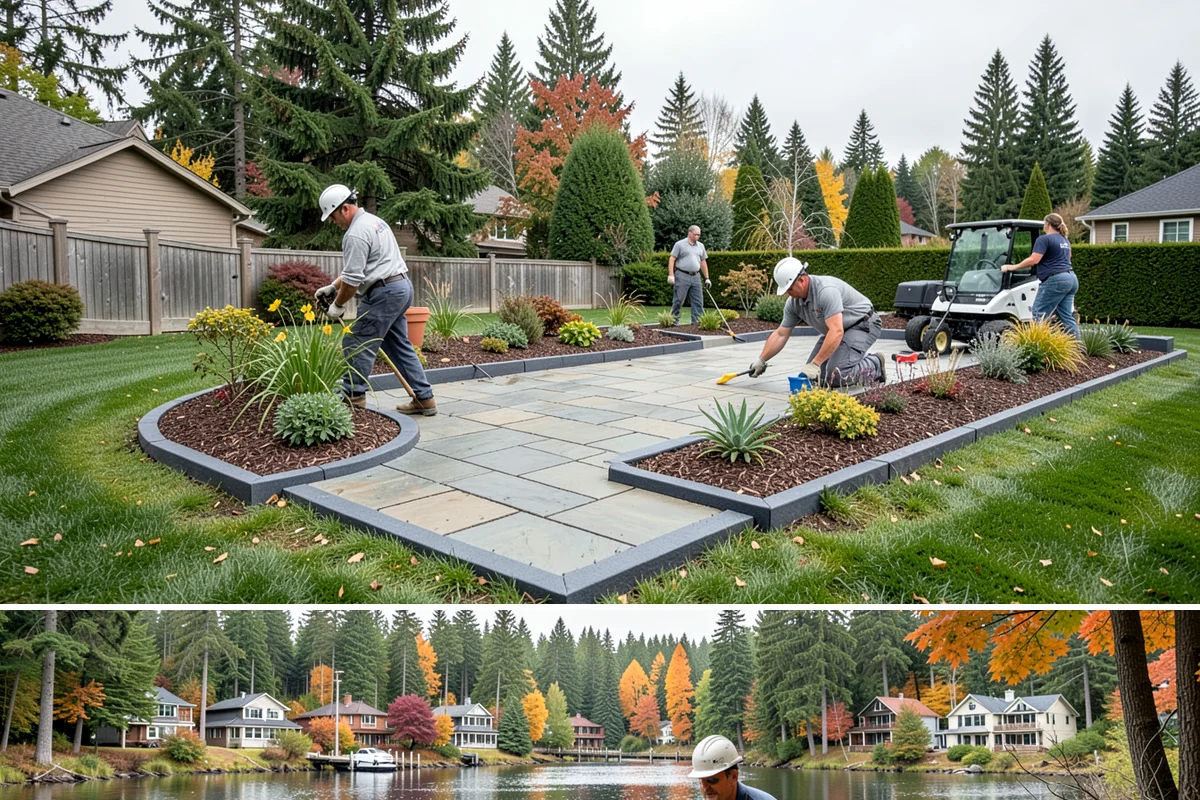 Shade Structure Installation in La Conner, Skagit County, WA - Best installed spring through fall.