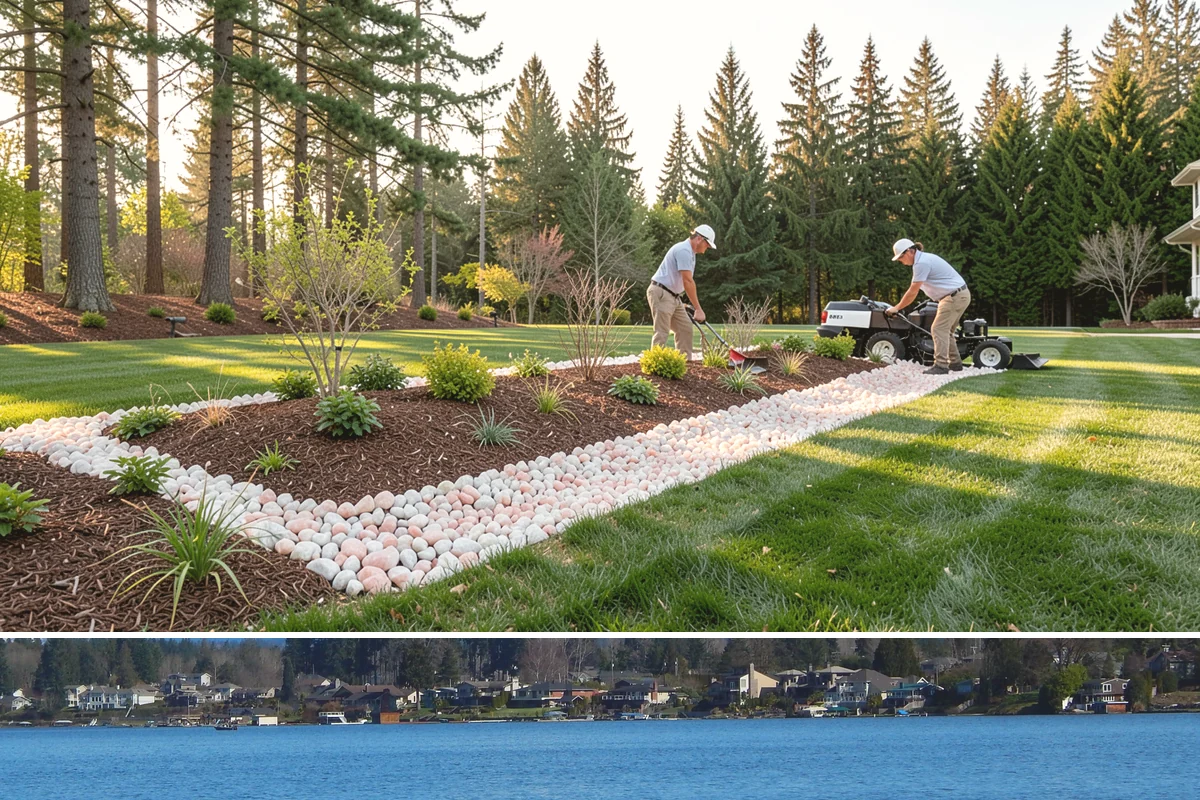 Shade Structure Installation in Lake Stevens, Snohomish County, WA - Best installed spring through fall.