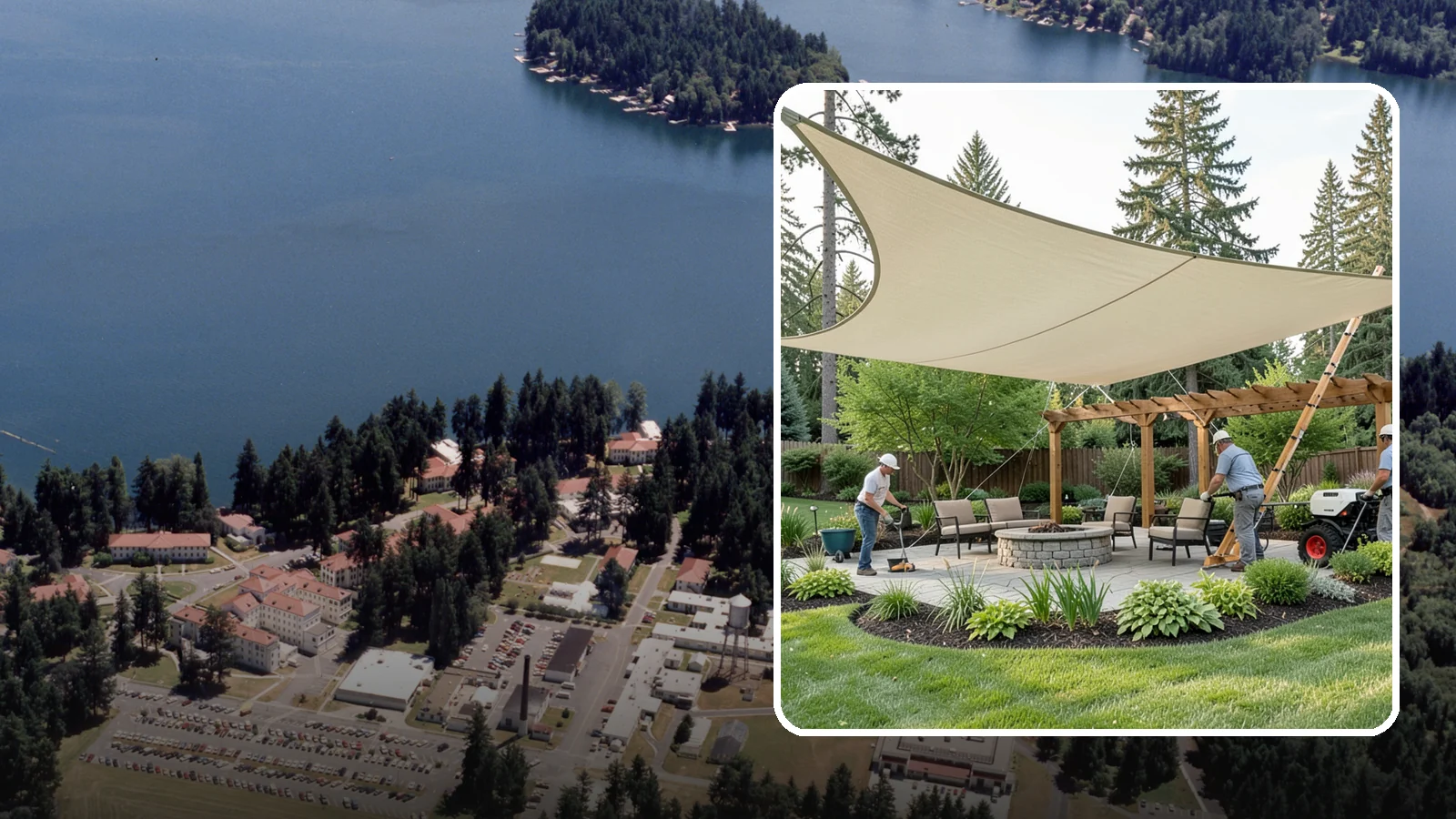 Shade Structure Installation in Lakewood, Pierce County, WA - Shade sails, canopies, and structures that bring comfortable, stylish shade to any outdoor space.