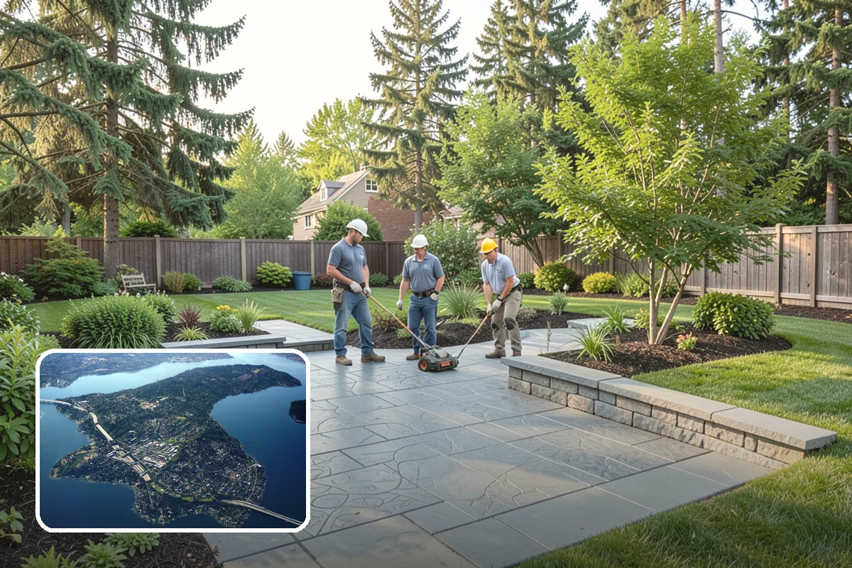 Shade Structure Installation in Mercer Island, King County, WA - Comfortable shade without a full roof