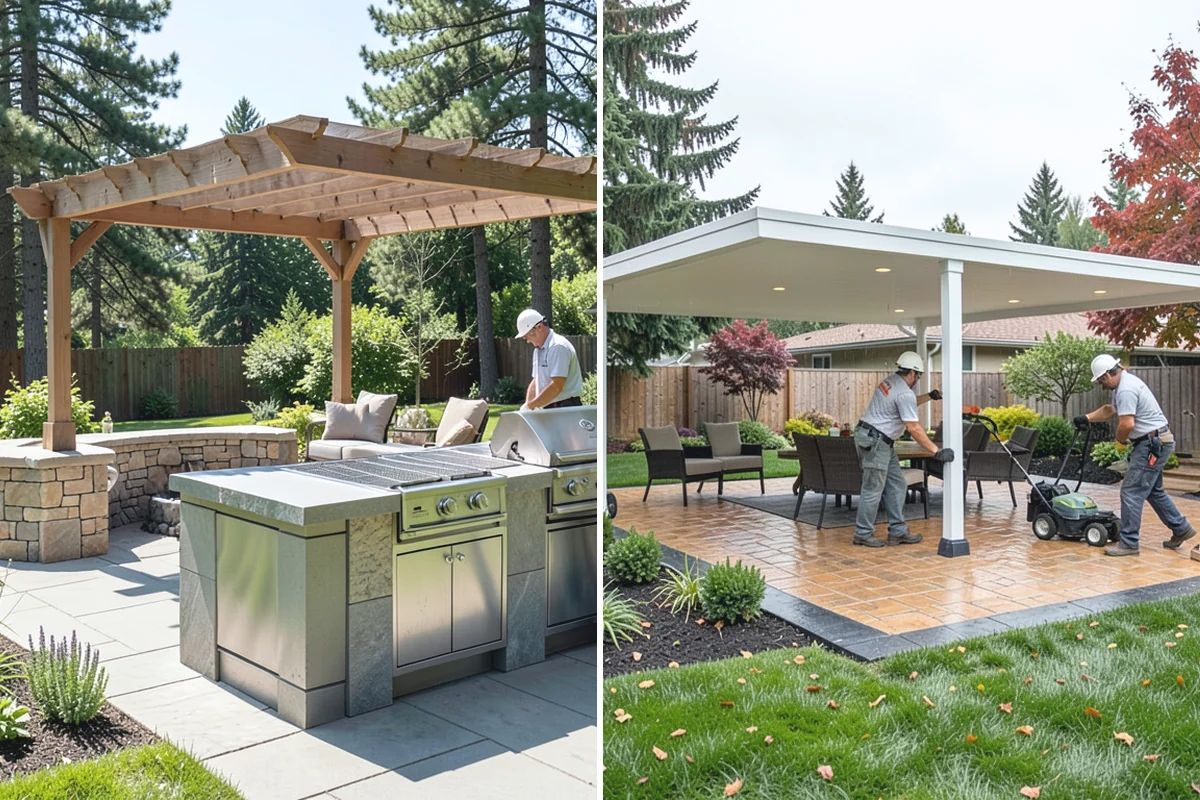 Shade Structure Installation in Roy, Pierce County, WA - Assess the area and shade needs