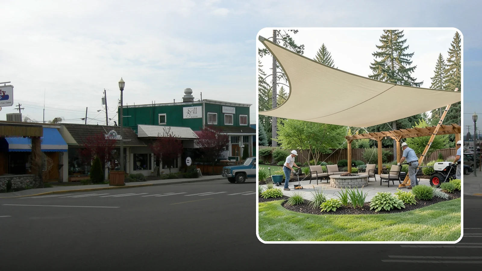 Shade Structure Installation in Stanwood, Snohomish County, WA - Shade sails, canopies, and structures that bring comfortable, stylish shade to any outdoor space.