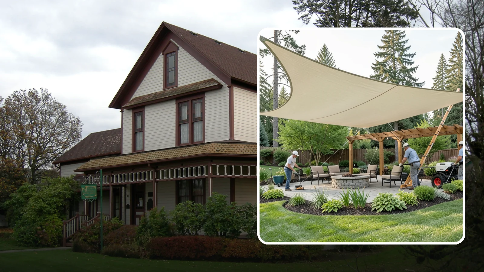 Shade Structure Installation in Sumner, Pierce County, WA - Shade sails, canopies, and structures that bring comfortable, stylish shade to any outdoor space.
