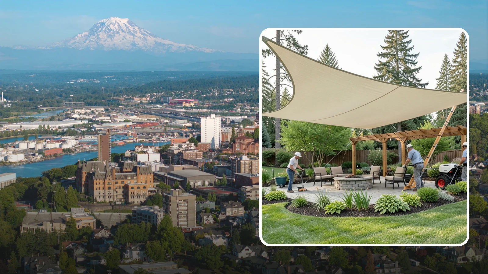 Shade Structure Installation in Tacoma, Pierce County, WA - Shade sails, canopies, and structures that bring comfortable, stylish shade to any outdoor space.