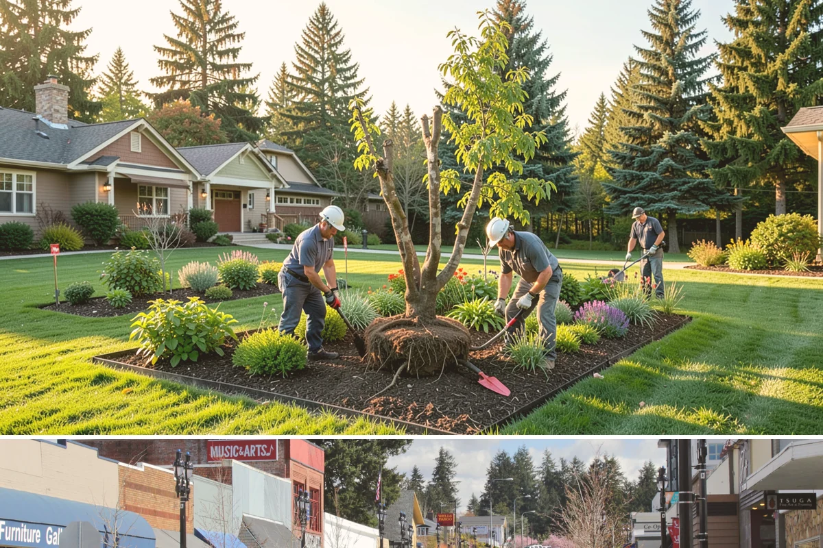 Shade Tree Planting in Bothell, King County, WA - Fall planting lets shade trees establish roots through Northwest winter rains, while early spring is the next-best window before...