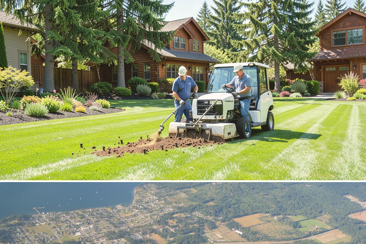 Shade Tree Planting in Coupeville, Island County, WA - Fall planting lets shade trees establish roots through Northwest winter rains, while early spring is the next-best window before...