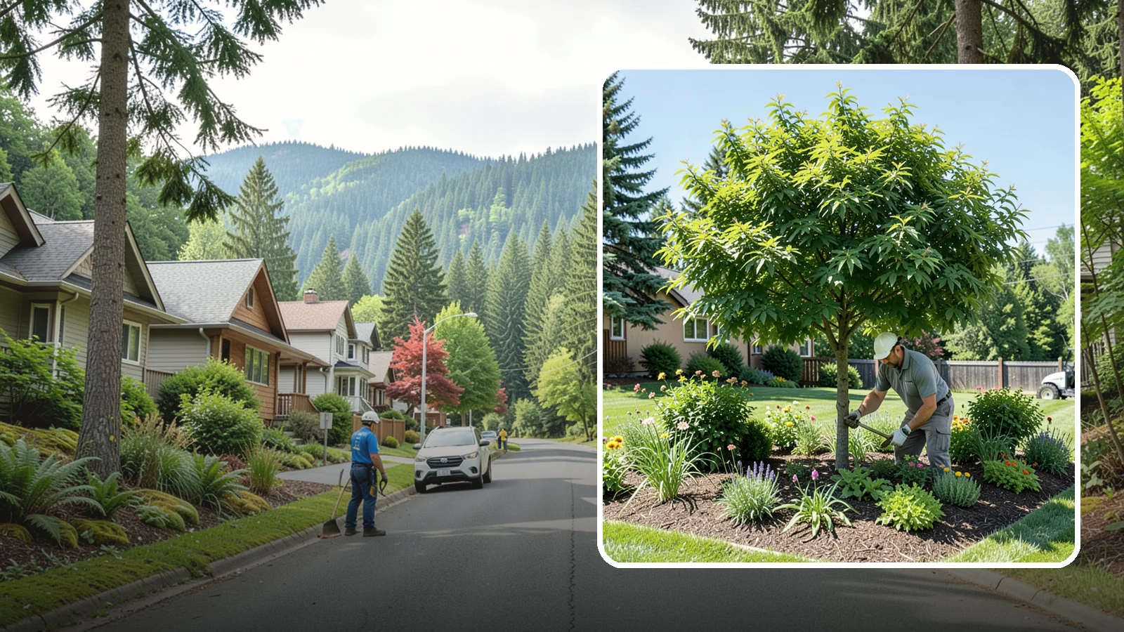 Shade Tree Planting in Darrington, Snohomish County, WA - We plant large-canopy shade trees that cool your yard and elevate Northwest landscapes.