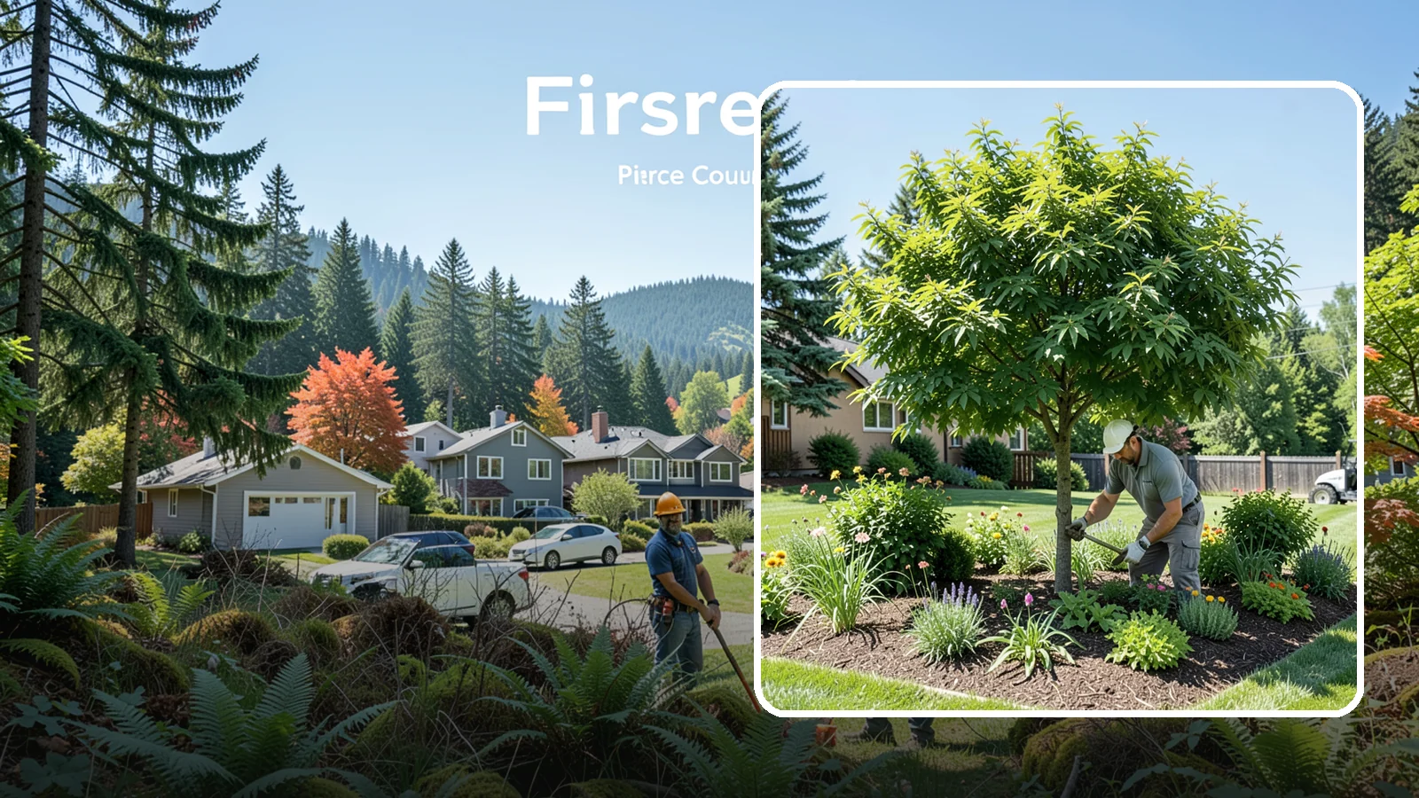 Shade Tree Planting in Fircrest, Pierce County, WA - We plant large-canopy shade trees that cool your yard and elevate Northwest landscapes.