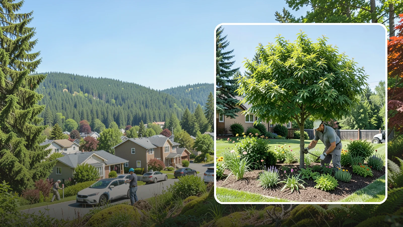 Shade Tree Planting in Index, Snohomish County, WA - We plant large-canopy shade trees that cool your yard and elevate Northwest landscapes.