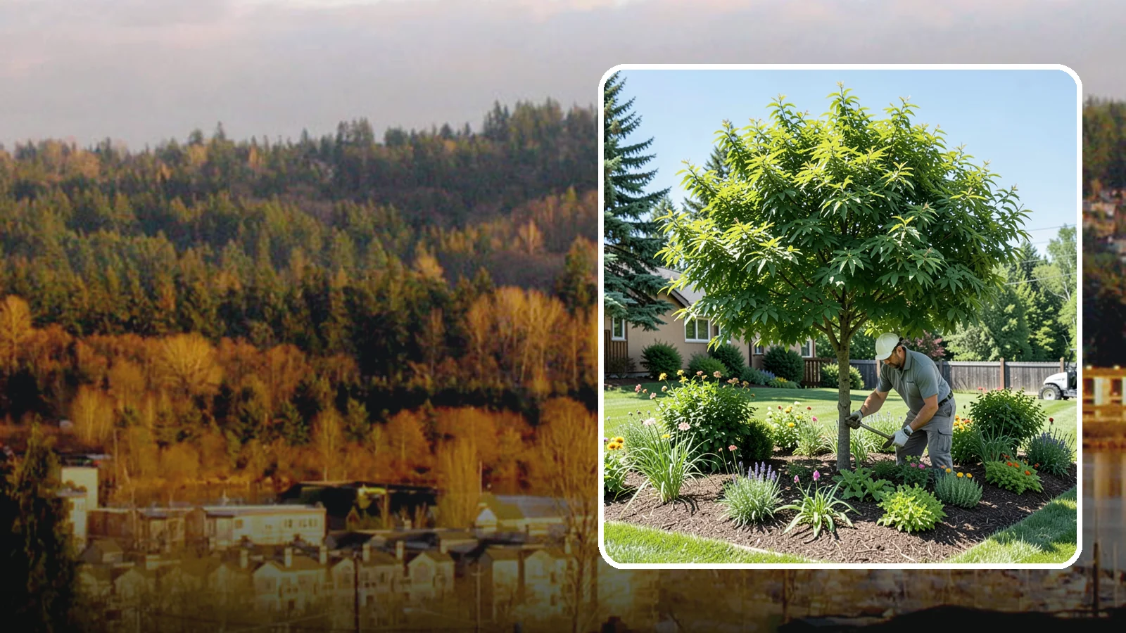 Shade Tree Planting in Kenmore, King County, WA - We plant large-canopy shade trees that cool your yard and elevate Northwest landscapes.