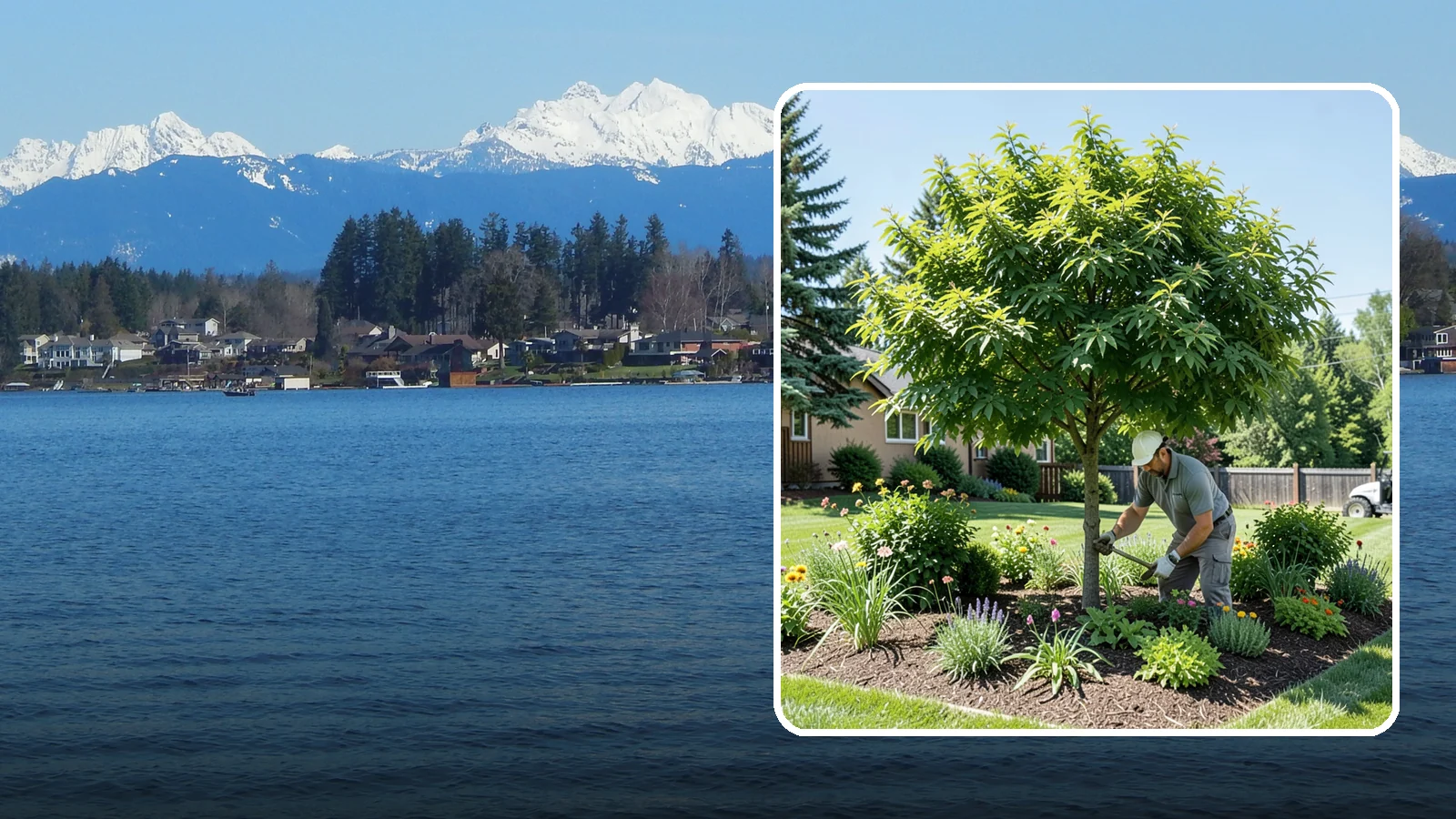 Shade Tree Planting in Lake Stevens, Snohomish County, WA - We plant large-canopy shade trees that cool your yard and elevate Northwest landscapes.