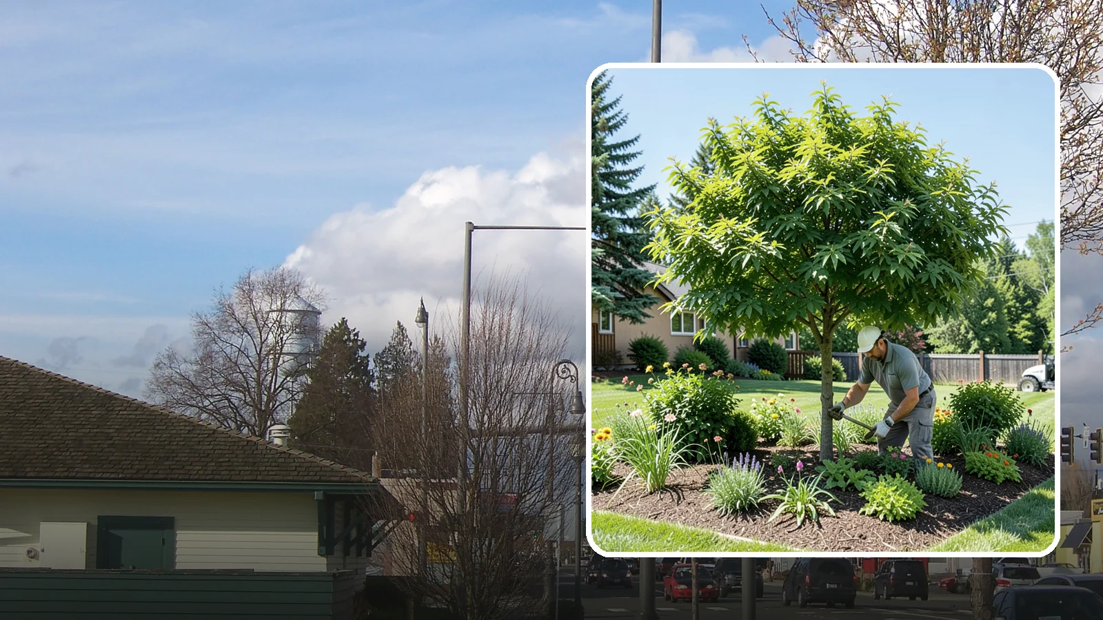Shade Tree Planting in Marysville, Snohomish County, WA - We plant large-canopy shade trees that cool your yard and elevate Northwest landscapes.