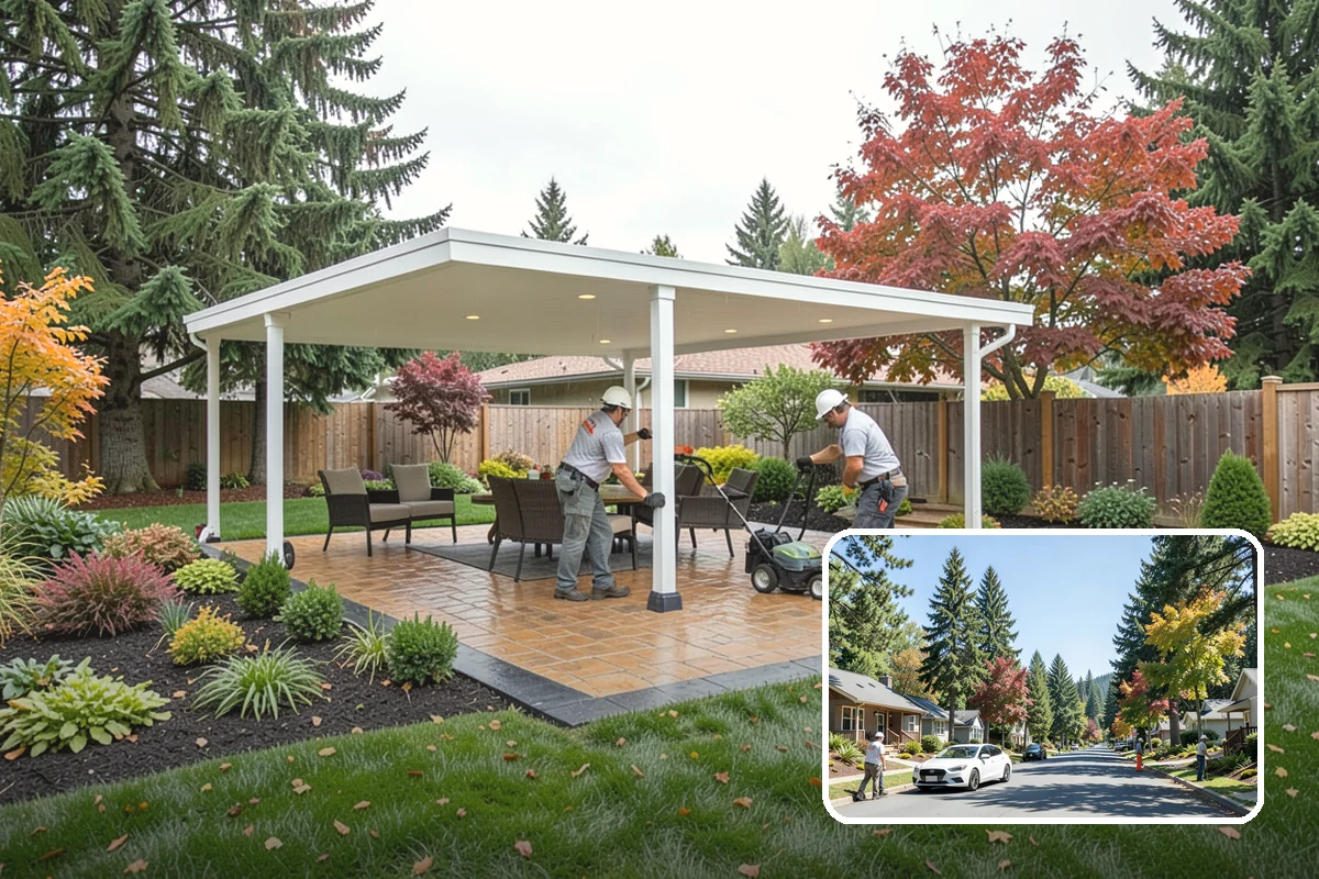 Shade Tree Planting in Orting, Pierce County, WA - Cooling summer shade that reduces energy costs