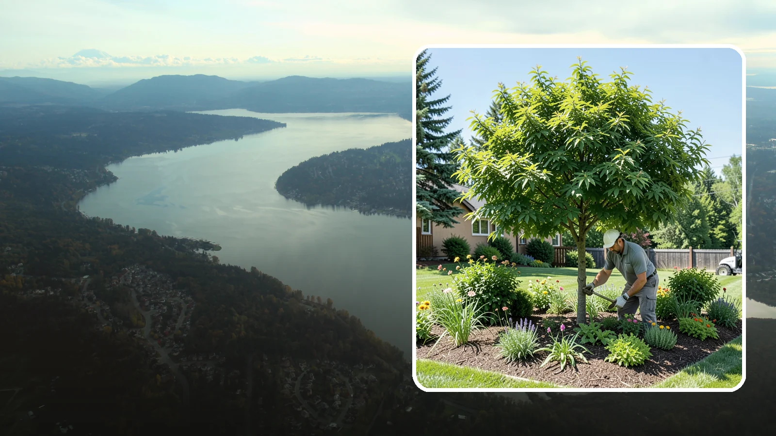 Shade Tree Planting in Sammamish, King County, WA - We plant large-canopy shade trees that cool your yard and elevate Northwest landscapes.