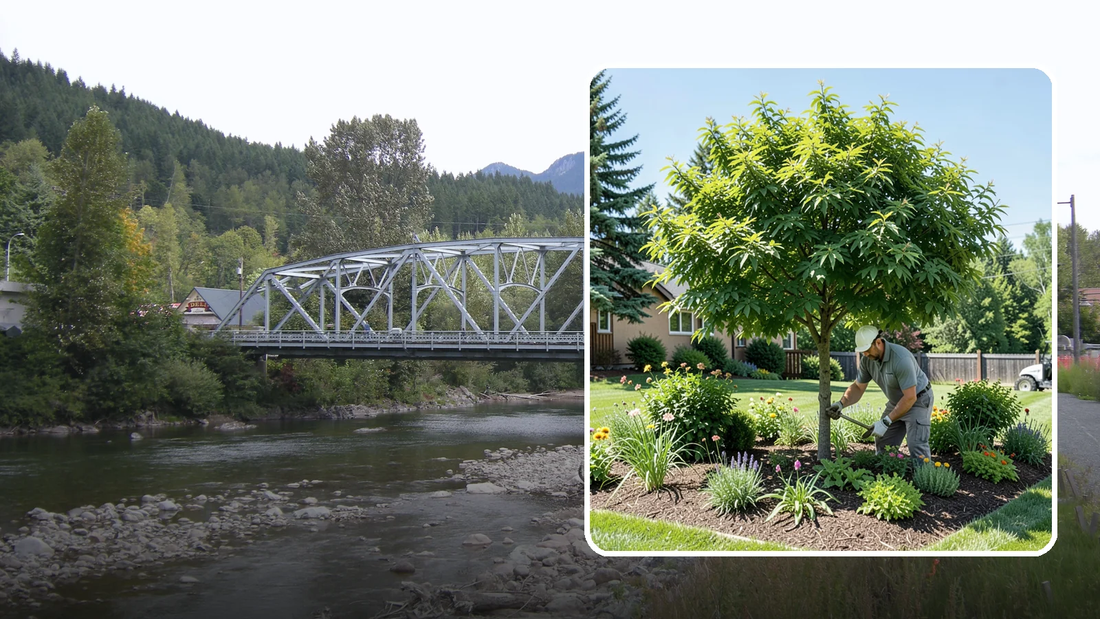Shade Tree Planting in Skykomish, King County, WA - We plant large-canopy shade trees that cool your yard and elevate Northwest landscapes.