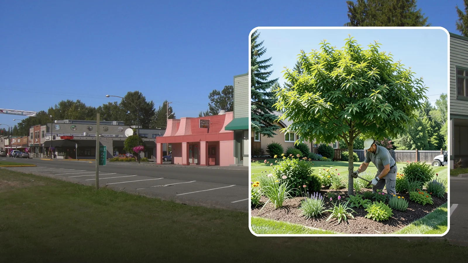 Shade Tree Planting in Snoqualmie, King County, WA - We plant large-canopy shade trees that cool your yard and elevate Northwest landscapes.