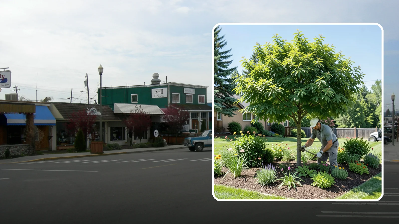 Shade Tree Planting in Stanwood, Snohomish County, WA - We plant large-canopy shade trees that cool your yard and elevate Northwest landscapes.