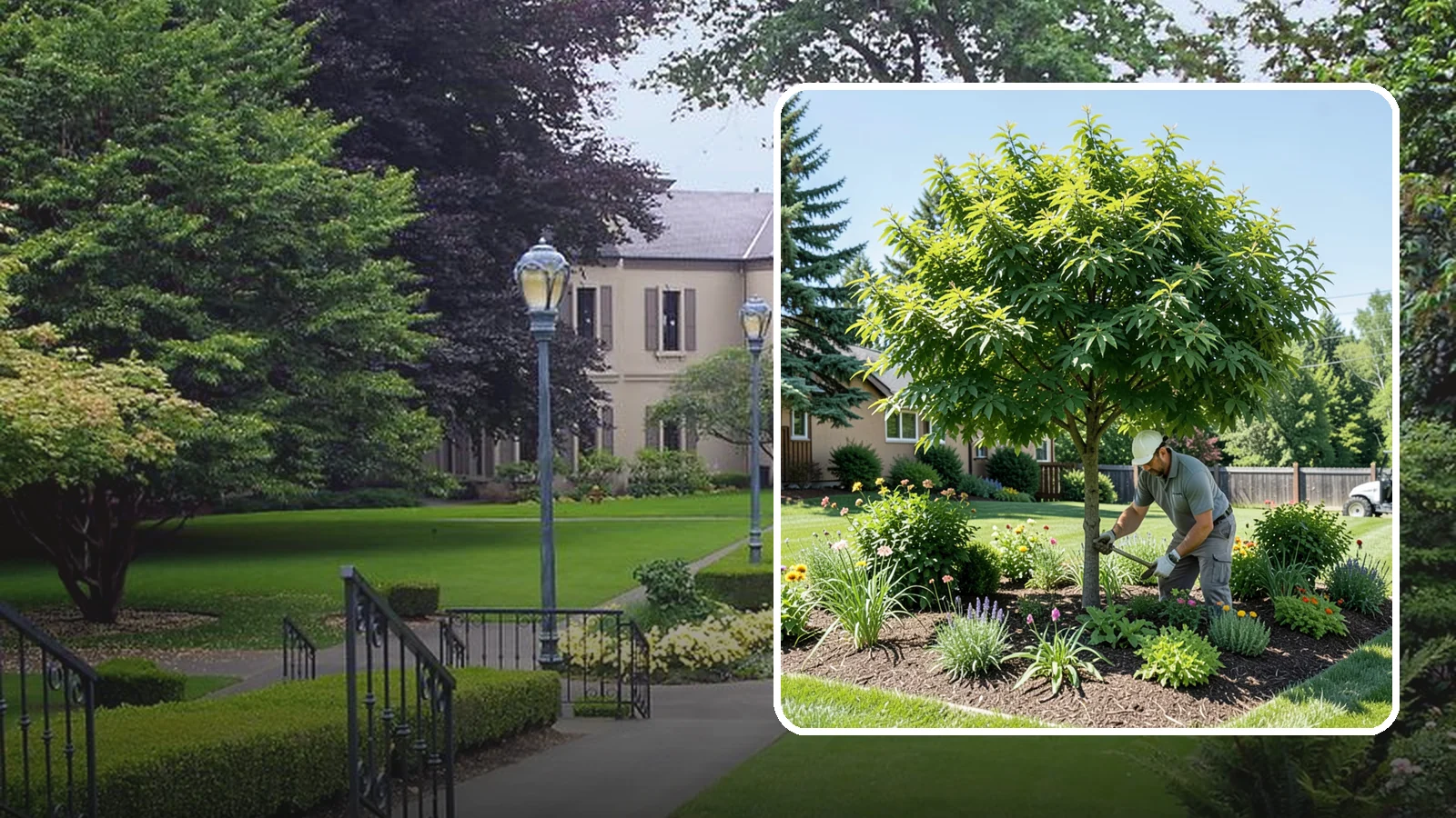 Shade Tree Planting in Woodinville, King County, WA - We plant large-canopy shade trees that cool your yard and elevate Northwest landscapes.