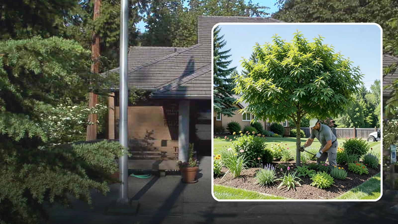Shade Tree Planting in Yarrow Point, King County, WA - We plant large-canopy shade trees that cool your yard and elevate Northwest landscapes.