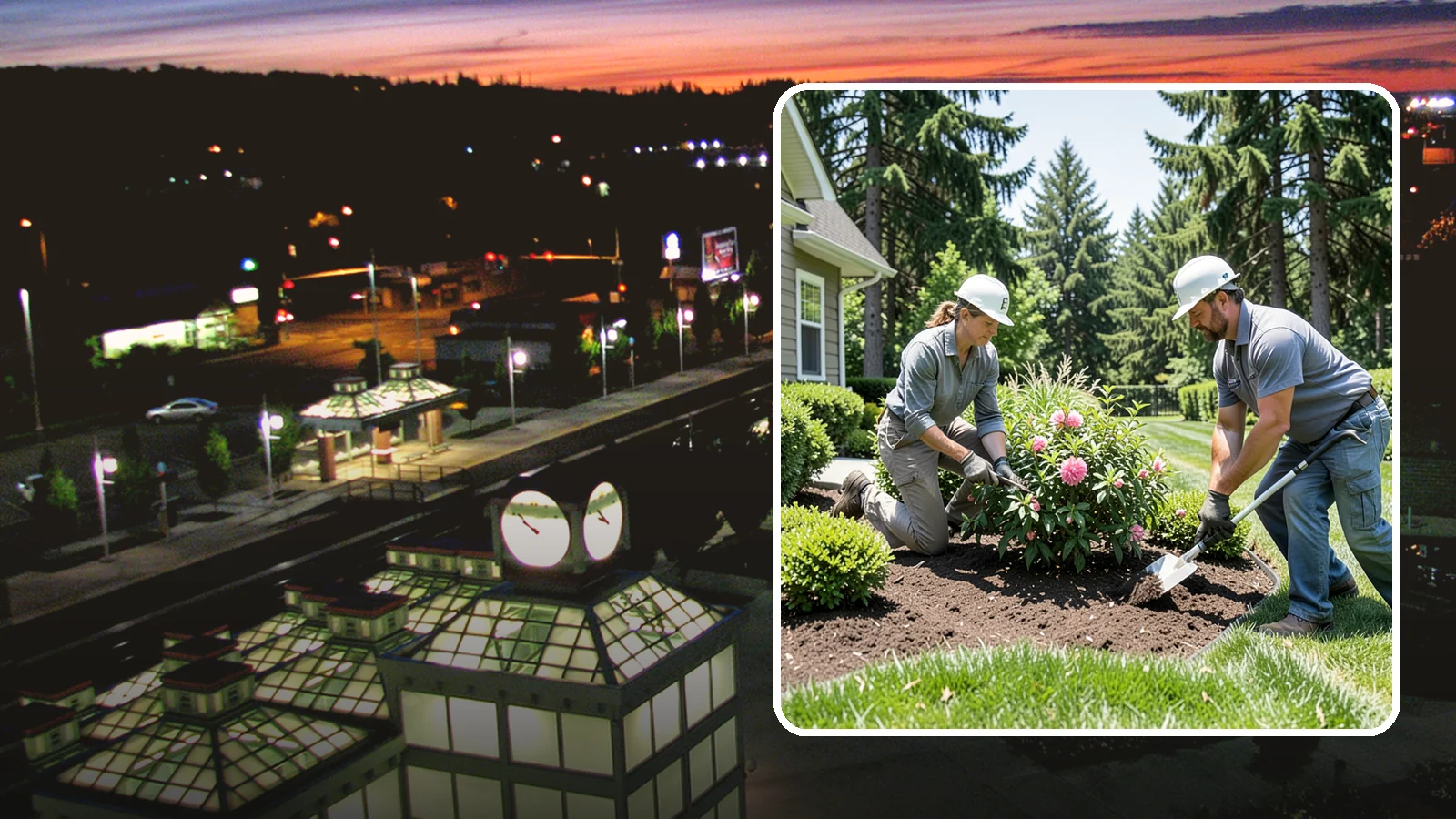 Shrub Planting in Auburn, King County, WA - Foundation and accent shrubs planted to add structure, privacy, and year-round greenery.