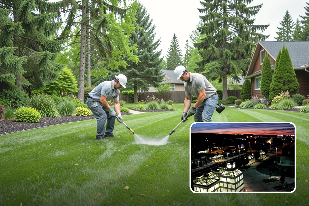 Shrub Planting in Auburn, King County, WA - Adds structure and year-round greenery