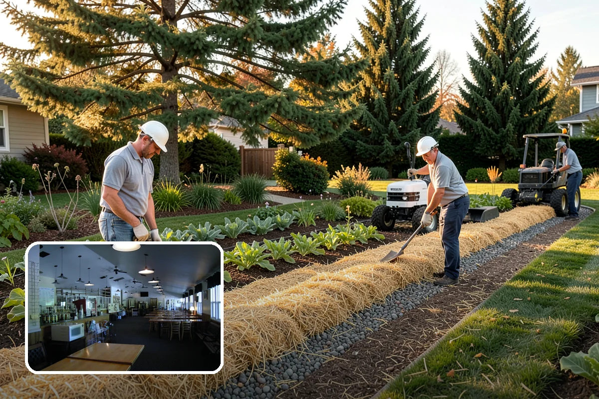 Shrub Planting in Black Diamond, King County, WA - Adds structure and year-round greenery
