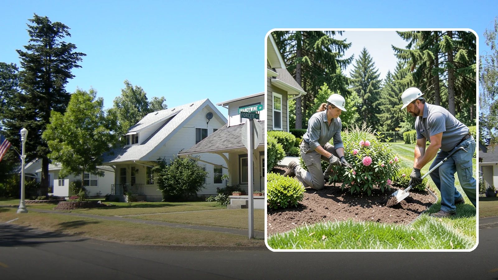 Shrub Planting in DuPont, Pierce County, WA - Foundation and accent shrubs planted to add structure, privacy, and year-round greenery.